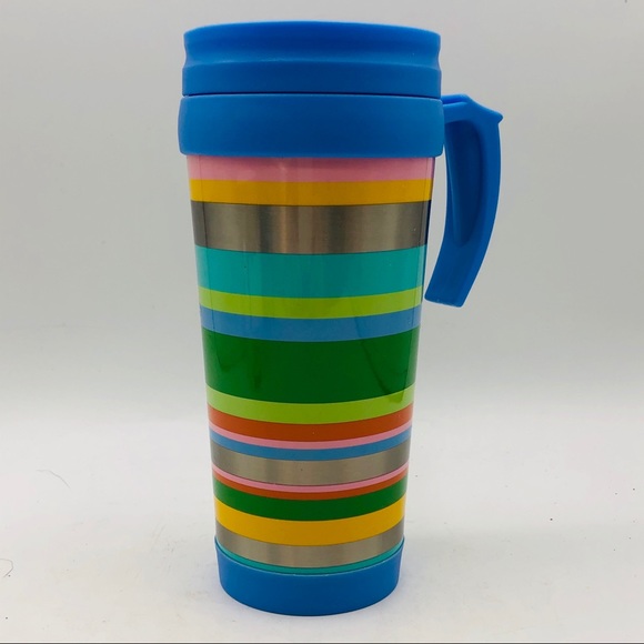 Starbucks 12 Oz Plastic Mug w Handle Multicolor - Picture 2 of 2